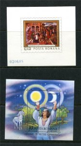 Romania 2 mini sheets Art/Scenes from Fairy tail by P Ispirescu MNH 13676