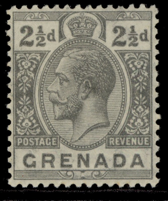 GRENADA GV SG118, 2½d grey, LH MINT. 