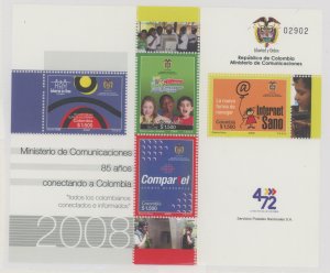 Colombia #1297 Mint (NH) Souvenir Sheet