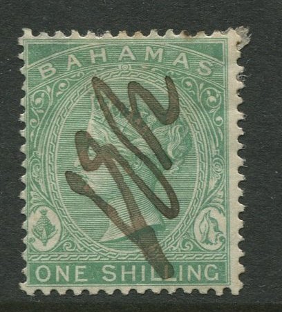 STAMP STATION PERTH Bahamas #19 QV Definitive Wmk.1 Perf.14  Used CV$15.00