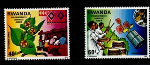 Rwanda #913-914  Single (Complete Set)