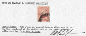 Doyle's_Stamps: Own of Piece of History -- This Stamp was in FDR's Collection