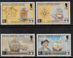 Falkland Islands Scott #'s 545 - 548 MNH