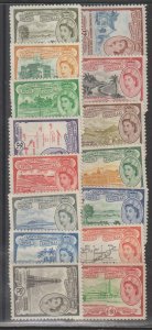 Saint Kitts Nevis SC  120-34 Mint Never Hinged