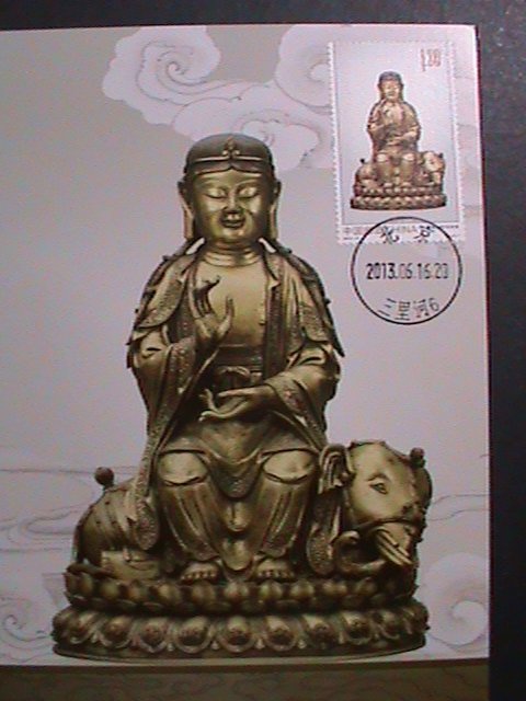 ​CHINA-2013 SC# 4120 MC100-STATUE OF SAMANTABHADRA-MNH-MC CARD VF