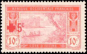 Ivory Coast #B1, Complete Set, 1915, Hinged