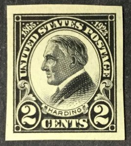 611 2c Harding    MINT OG NH XF