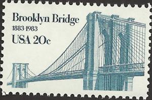 # 2041 MINT NEVER HINGED BROOKLYN BRIDGE