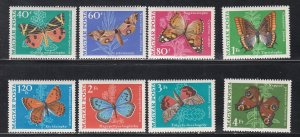 Hungary # 1966-1973, Butterflies, Mint NH, 1/2 Cat.