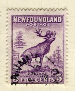 CANADA NEWFOUNDLAND; 1932 early Pictorial issue fine used 5c. value