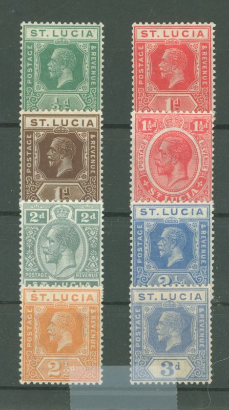 St. Lucia #76-83 Unused Single