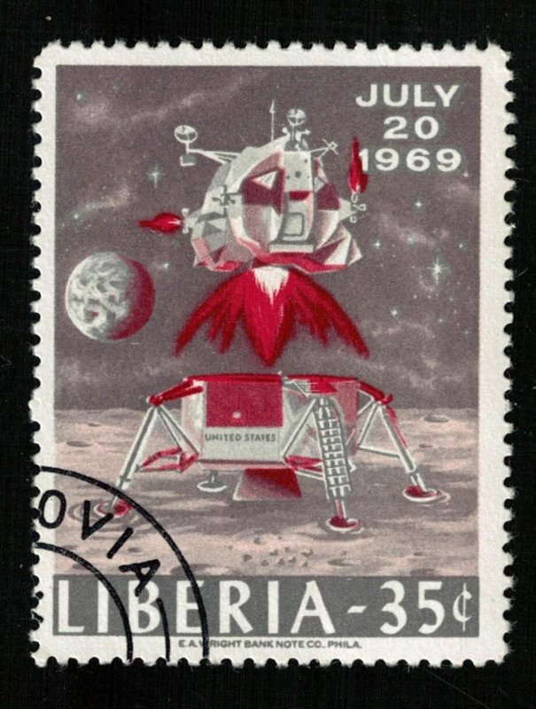 Space 1969 Liberia 35c  (TS-571)