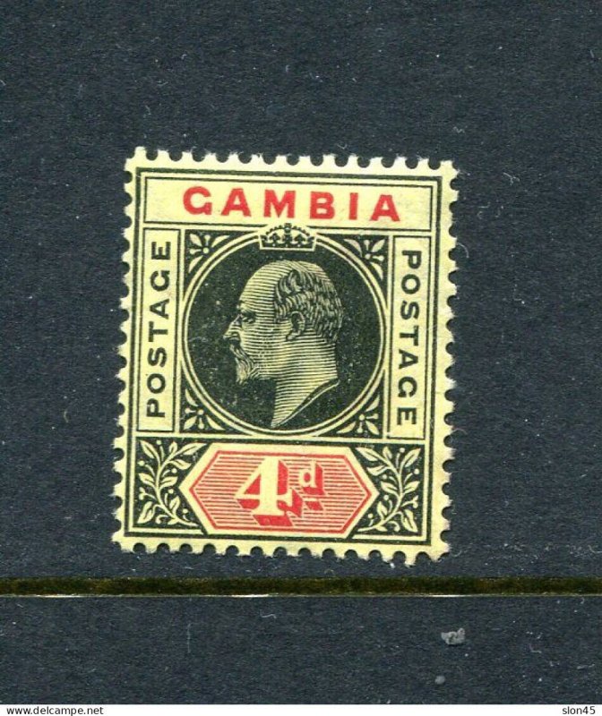 Gambia Great Britain colony 1909 4p MNH Sc 49 14943