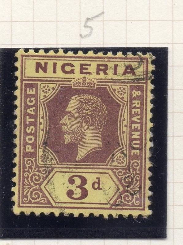 Nigeria 1914-29 Early Issue Fine Used 3d. 275596