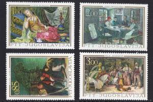 Yugoslavia   #895-899  1967  MNH  paintings