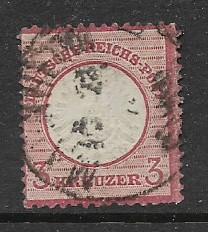 Germany Sc. #23 / Mi. # 25 3 Kreuzer Used L136