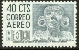 MEXICO C471, 40c 1950 Defin 9th Issue Unwmkd Fosfo Glazed. MINT, NH. F-VF.