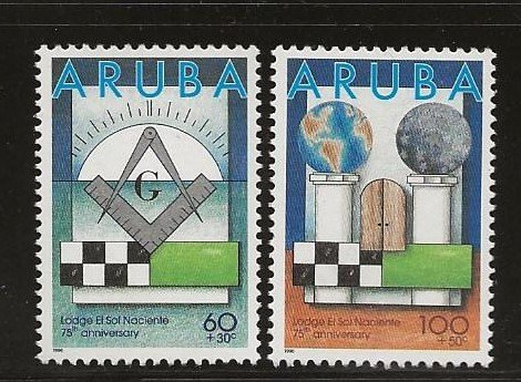 ARUBA  SC #  B43 - 4   MNH