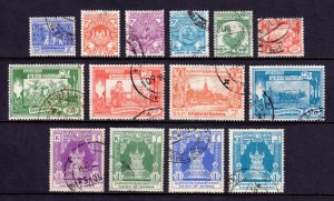 Burma - Scott #139-152 - Used - SCV $6.25