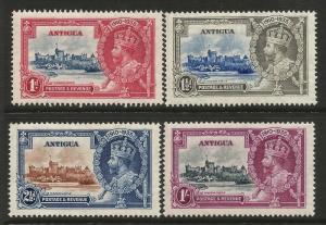 Antigua 1935 Silver Jubilee mounted mint set