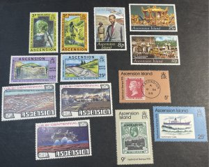 ASCENSION ISLAND # 212-224--MINT NEVER/HINGED--4 COMPLETE SETS--1976-77