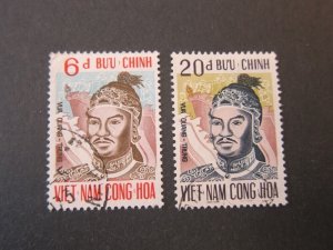 Vietnam 1972 Sc 411-12 set FU