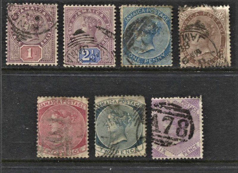 STAMP STATION PERTH Jamaica #7 QV Definitive Stamps Used - Unchecked