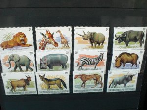 1983 Burundi  Wild Animals Scott #589-600  MNH       zn11