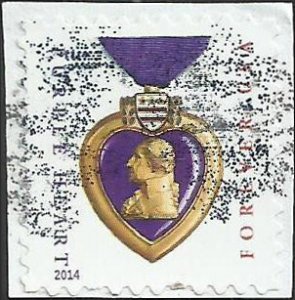 # 4704b USED PURPLE HEART AND RIBBON