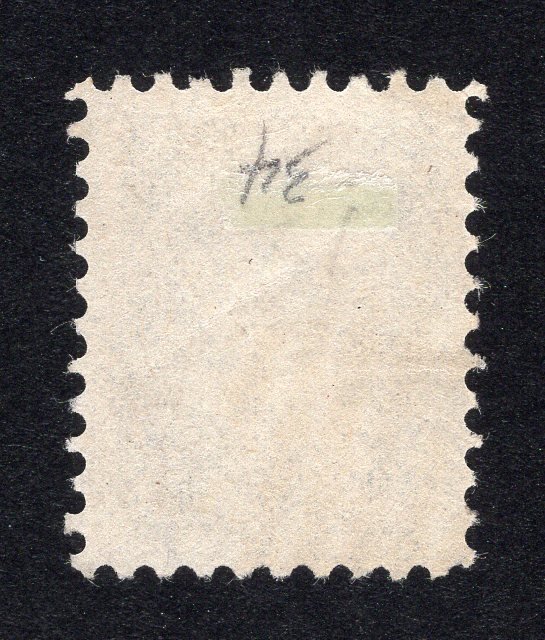 Canada 1882 1/2c black Victoria, Scott 34 used, value = $10.00