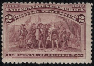 USA #231 F/VF OG NH, fresh stamp, nice