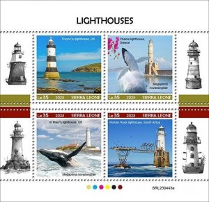 2024/02 - SIERRA LEONE  - LIGHTHOUSES       4V    MNH **