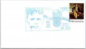 US SPECIAL EVENT COVER LINDBERGH NEW YORK - PARIS 1927-1977 GRAND ISLAND NEB