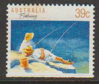 Australia SG 1179ba FU -  booklet stamp perf 13 1/2 botto...