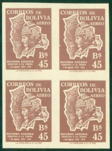 BOLIVIA C179 MNH BK/4 (RL) 6667 CV $50.00 BIN $25.00