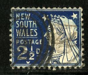 NEW SOUTH WALES 104 USED SCV $3.25 BIN $1.25 ROYALTY