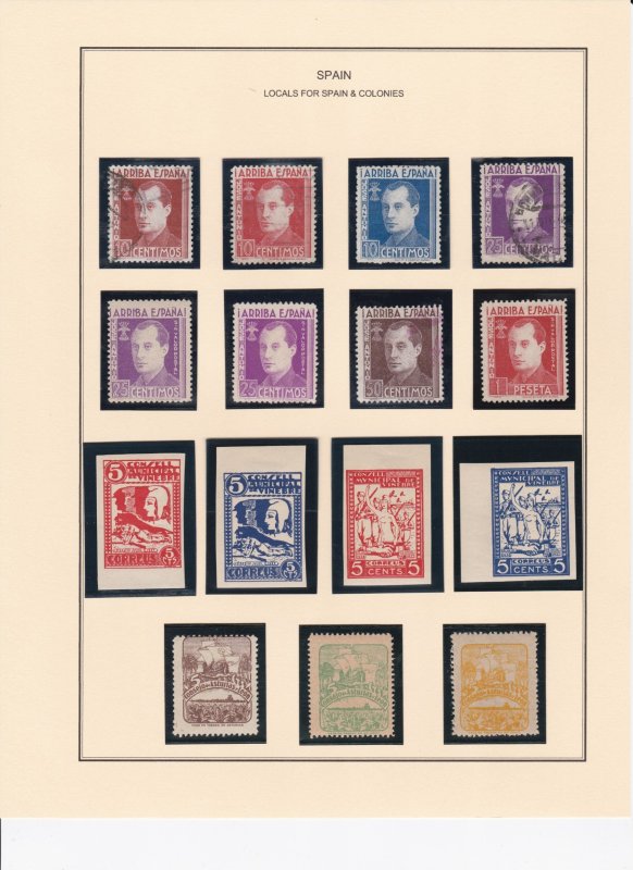 Spain  Local Issues, Nice Selection,