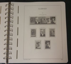 Guernsey gently used Hingeless Lighthouse stamp album