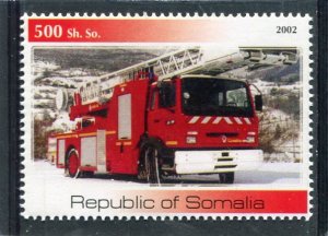 Somalia 2002 FIRE ENGINES 1 value Perforated Mint (NH)