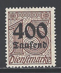 Germany Sc # O35 mint hinged (RRS)