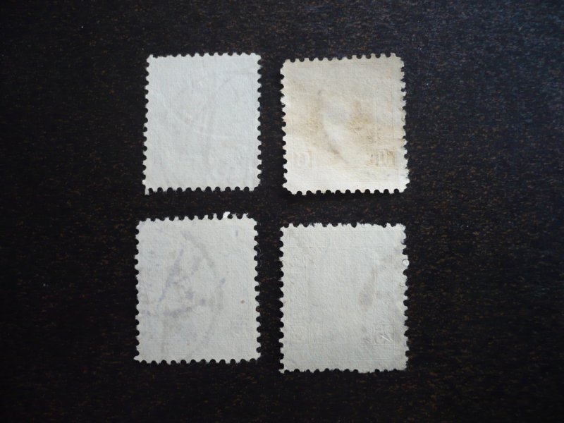 Stamps - Luxembourg - Scott# 97-99,101 - Used Part Set of 4 Stamps