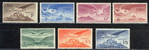 Ireland Sc# C1-C7 MH 1948-1965 Air Post