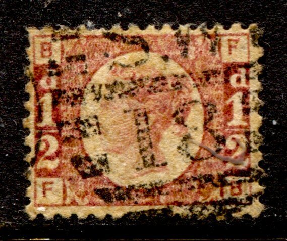 GB Stamp #58 USED FU SINGLE PLATE 4