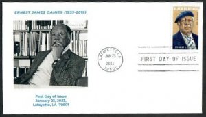 5753 Ernest J Gaines Stamp - Wally Jr. Cachet 23-H-101 FDC -FDOI - Lafayette, LA