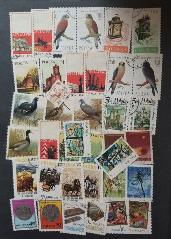 POLAND Vintage Stamp Lot Collection Used  CTO T5837