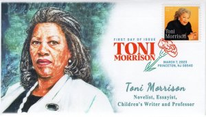 23-047, 2023, Toni Morrison, First Day Cover, Digital Color Cancel, Writer, Auth