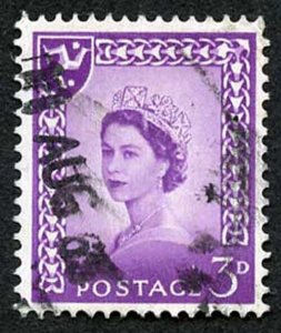 IOM SG2a 3d Deep Lilac on Chalky Paper Fine used cat from 6.50 pounds