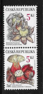 Czech Republic 2000 Mushrooms Sc 3126 a-b MNH A3615