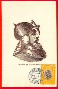 aa3219 - PORTUGAL - Postal History - MAXIMUM CARD - 1928  FDC History UNIFORMS