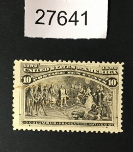 MOMEN: US STAMPS # 237 USED LOT #27641